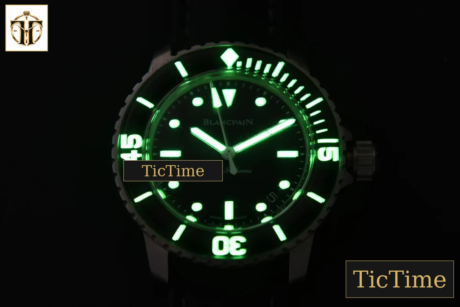 Fifty Fathoms 45mm ZF Black Black Dial SS Bracelet A2836 — foto 29