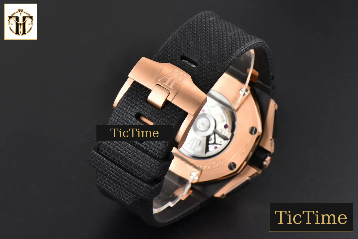 Royal Oak Offshore 26405 44mm RSF RG Gray Dial Silver Subdial Black Rubber Strap A3126 — foto 26