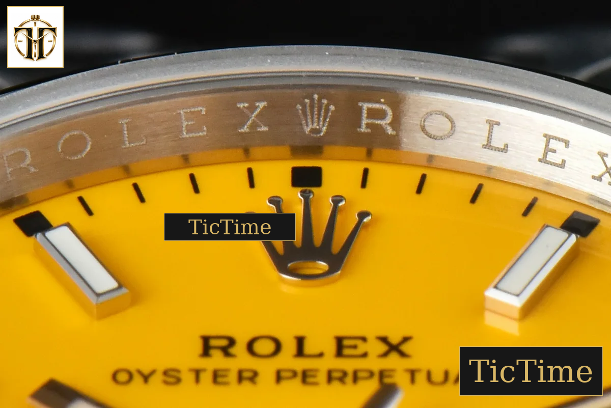 Oyster Perpetual 126000 36mm EWF Yellow Dial SS Bracelet A3230 — foto 9