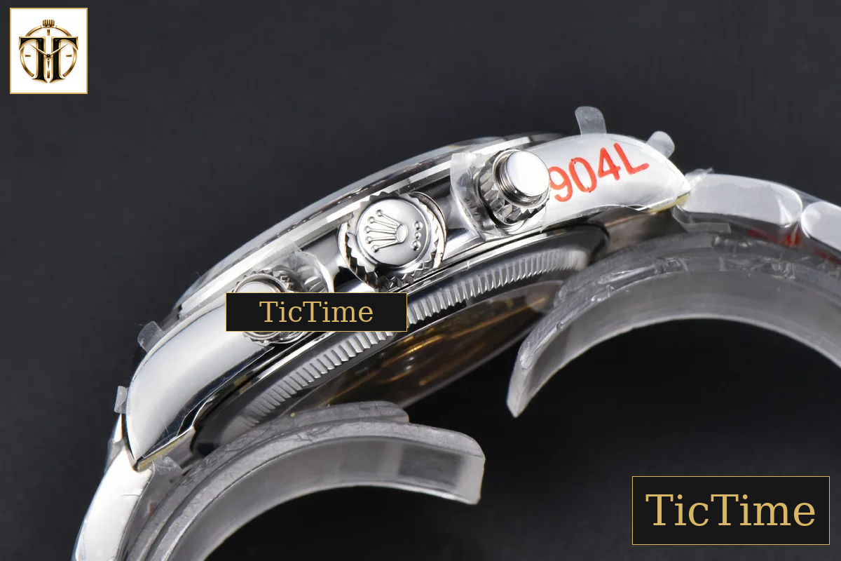 Daytona 904L 126506 40mm BPF SS Black Bezel Ice Blue Dial Diamond Marker SS Bracelet SH4131 — foto 17