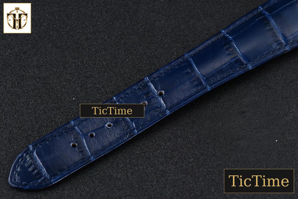 Complications 5396 38.5mm ZF Blue Dial Moonphase Stick Markers Black Leather Strap MY9015 — foto 25