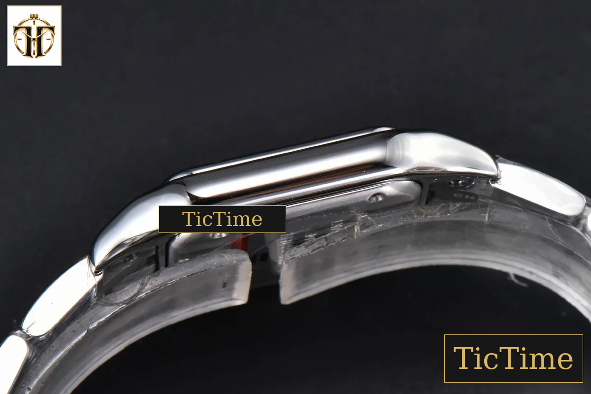 Panthère Secrete Ladies 27mm BVF SS Diamond Bezel White Dial SS Bracelet Ronda Quartz — foto 14