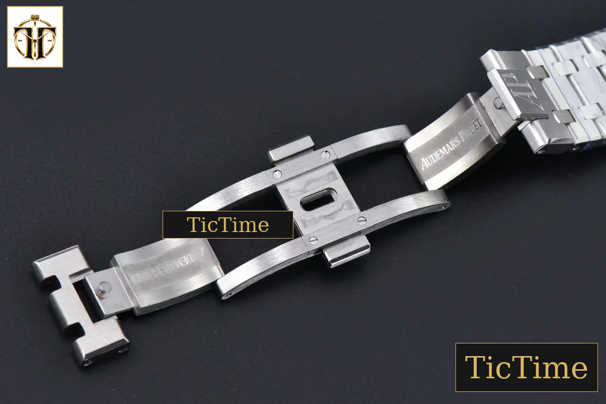 Royal Oak 15407 41mm THBF White SS Skeleton Dial White SS Bracelet SA3132 — foto 14