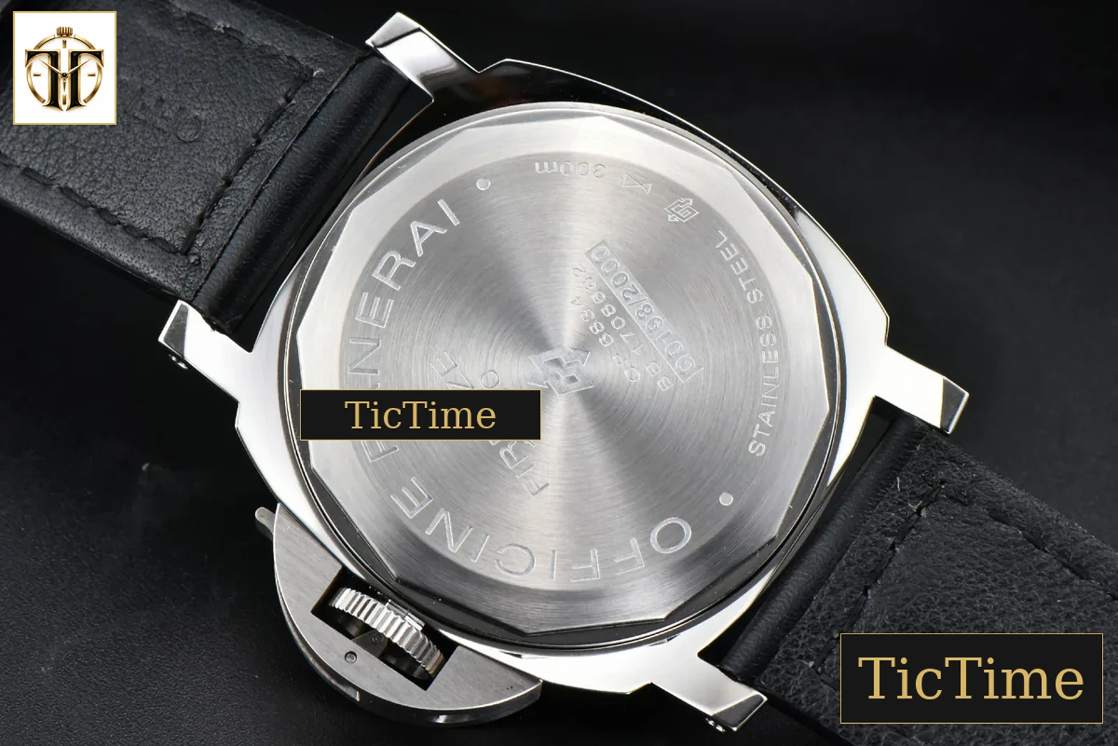 PAM000 44mm HWF Black Dial Black Leather Strap A6497 — foto 19