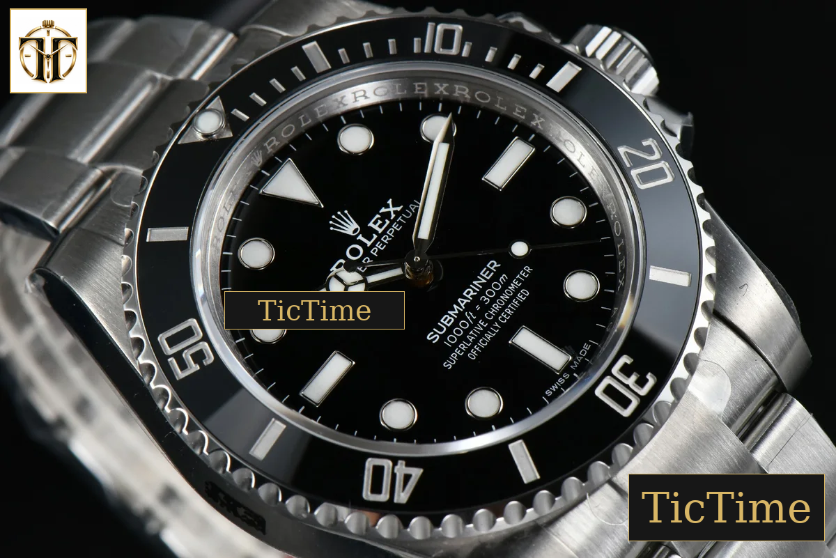 Submariner No Date 114060 114060 40mm VSF Black Dial SS Bracelet VS3130 — foto 11