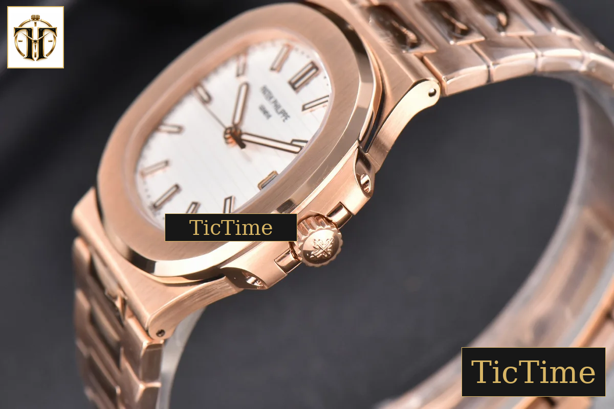 Nautilus 5711/1R PPF White Textured Dial RG Bracelet V5 324CS — foto 13