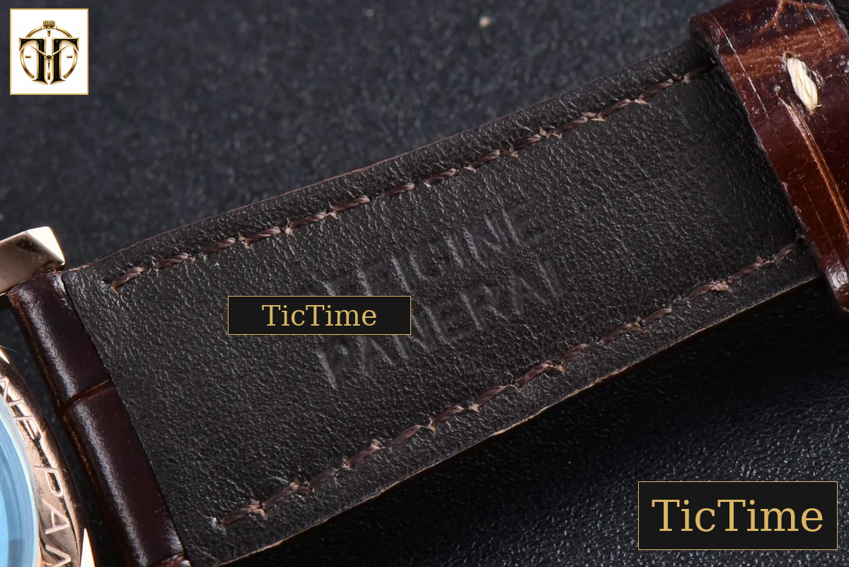 Luminor Due PAM1042 42mm VSF RG White Dial Brown Leather Strap P900 — foto 22