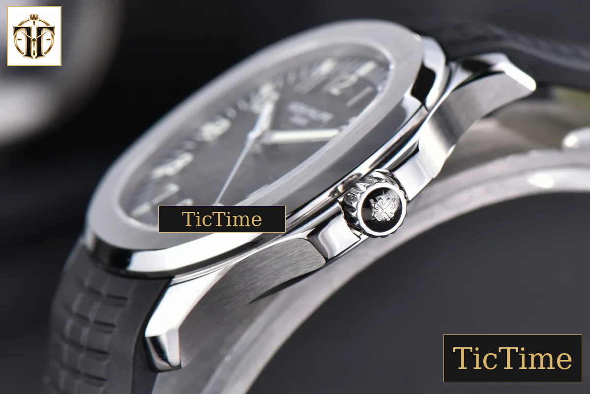 Aquanaut 5167 40mm ZF Gray Dial Black Rubber Strap A324 — foto 10