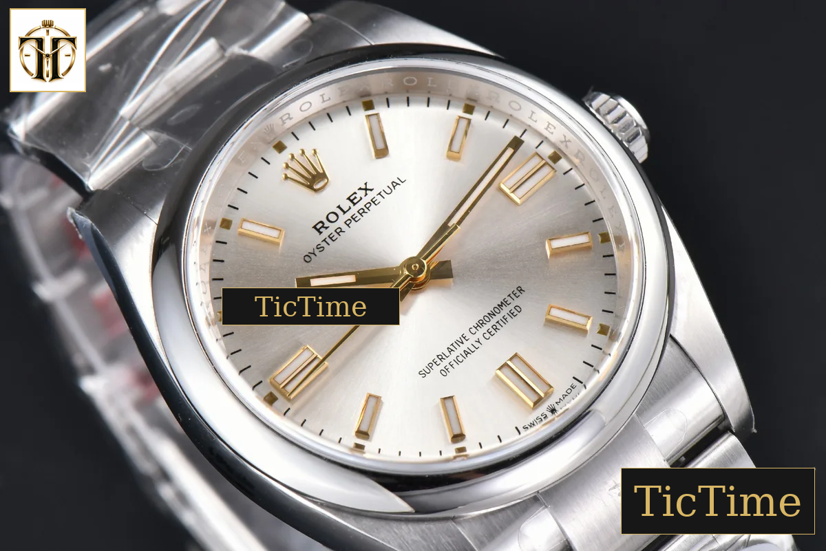 Oyster Perpetual 904L 126000 36mm Clean Factory Silver Dial SS Bracelet VR3230 — foto 13