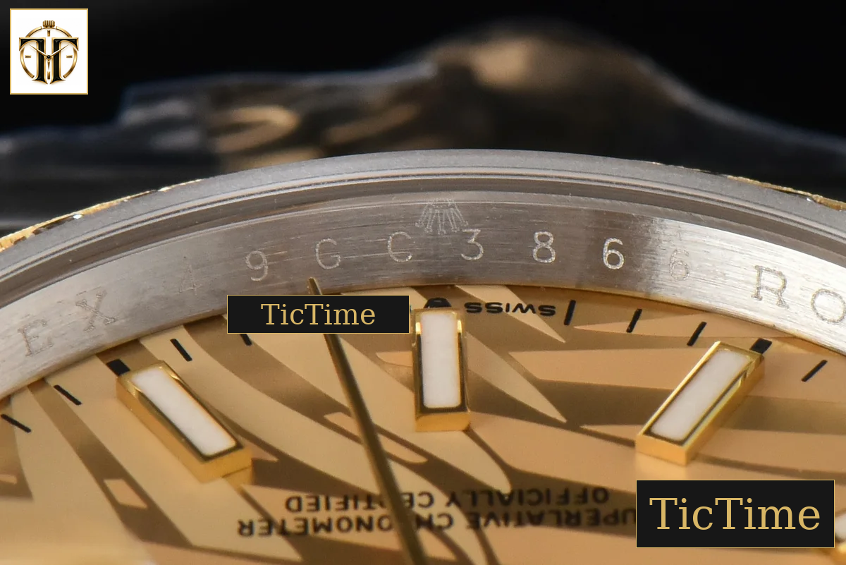 DateJust 36mm BPF YG/SS Diamond YG Plam Dial Jubilee Bracelet A2824 — foto 14