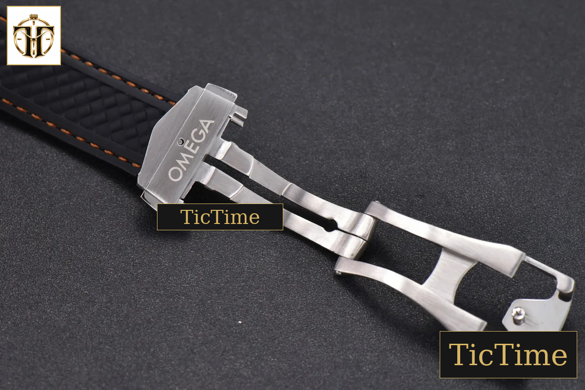 Aqua Terra 150M SeaMaster 41mm VSF White Dial Orange Hands Black Rubber Strap A8900 — foto 12