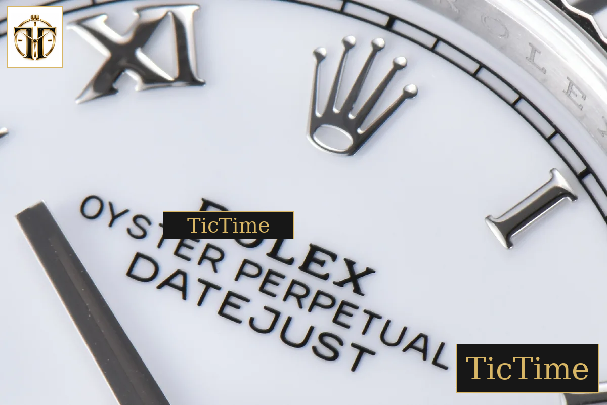 DateJust white Dial Roma Maker Jubilee Bracelet 126234 36mm Clean Factory VR3235 — foto 5