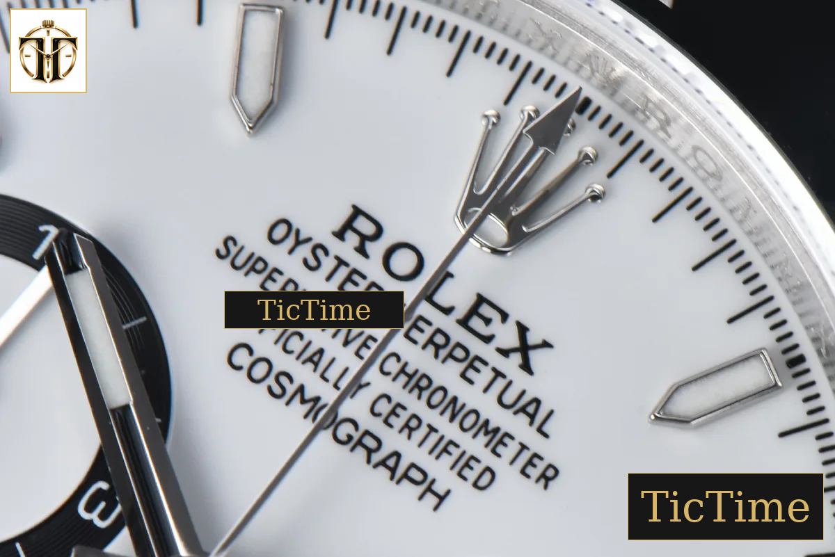 Daytona 904L 126500 40mm BPF SS Panda White Dial SS Bracelet SH4131 — foto 6