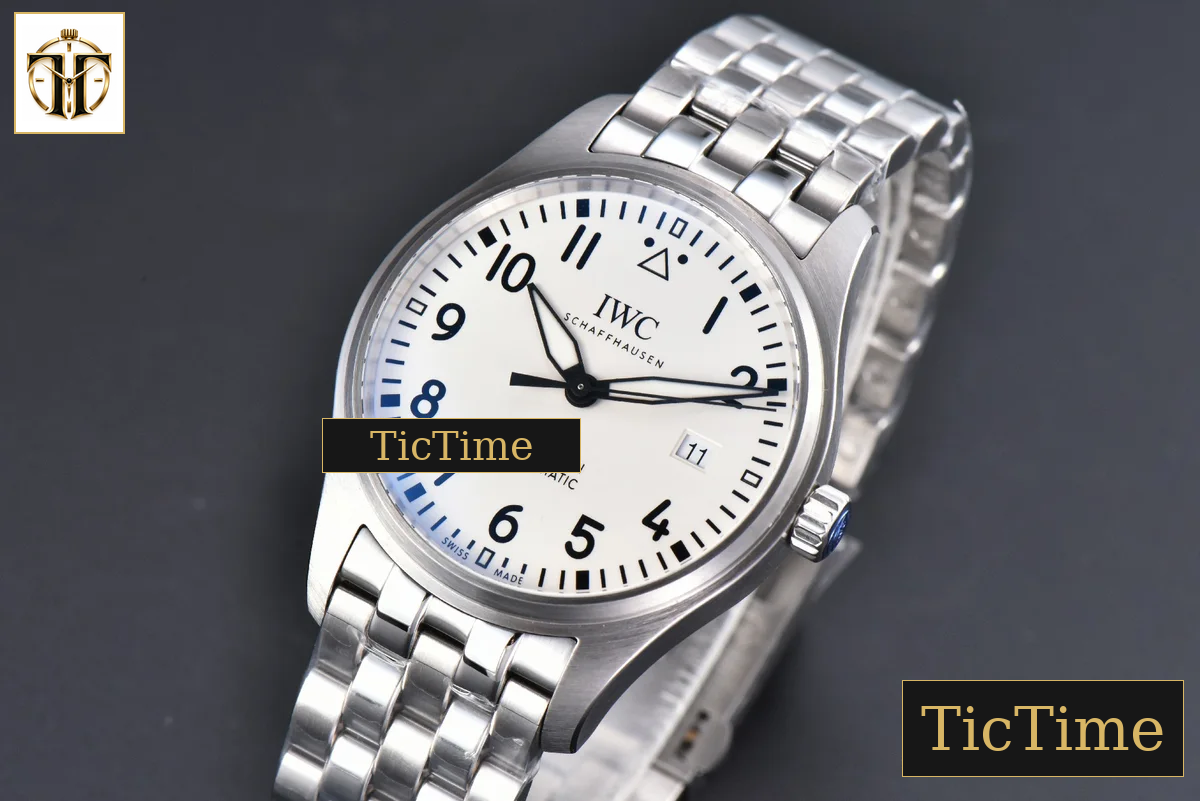 Mark XVIII IWC327012 40mm V7F White Dial SS Bracelet A2892 — foto 4