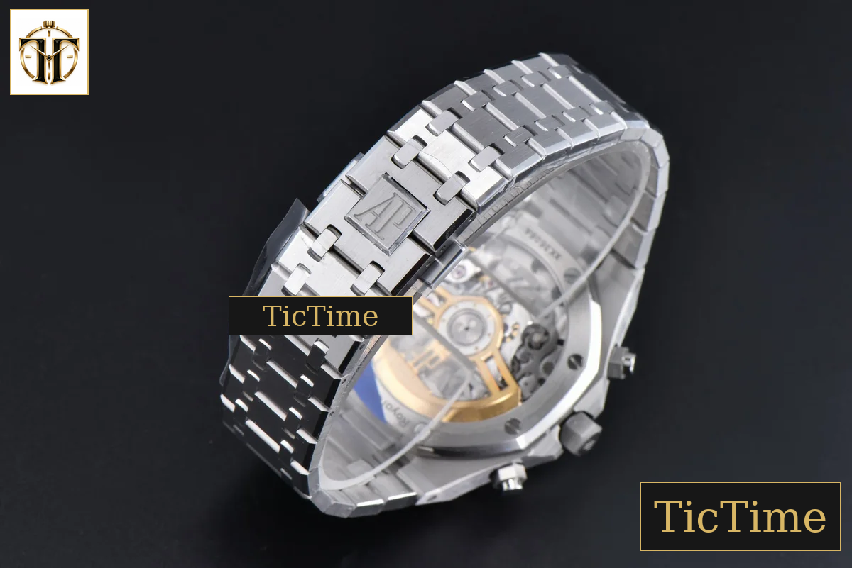 Royal Oak Chronograph 26240 41mm APSF Black Checkered Black Subdial SS Bracelet V1 SH4401 — foto 34