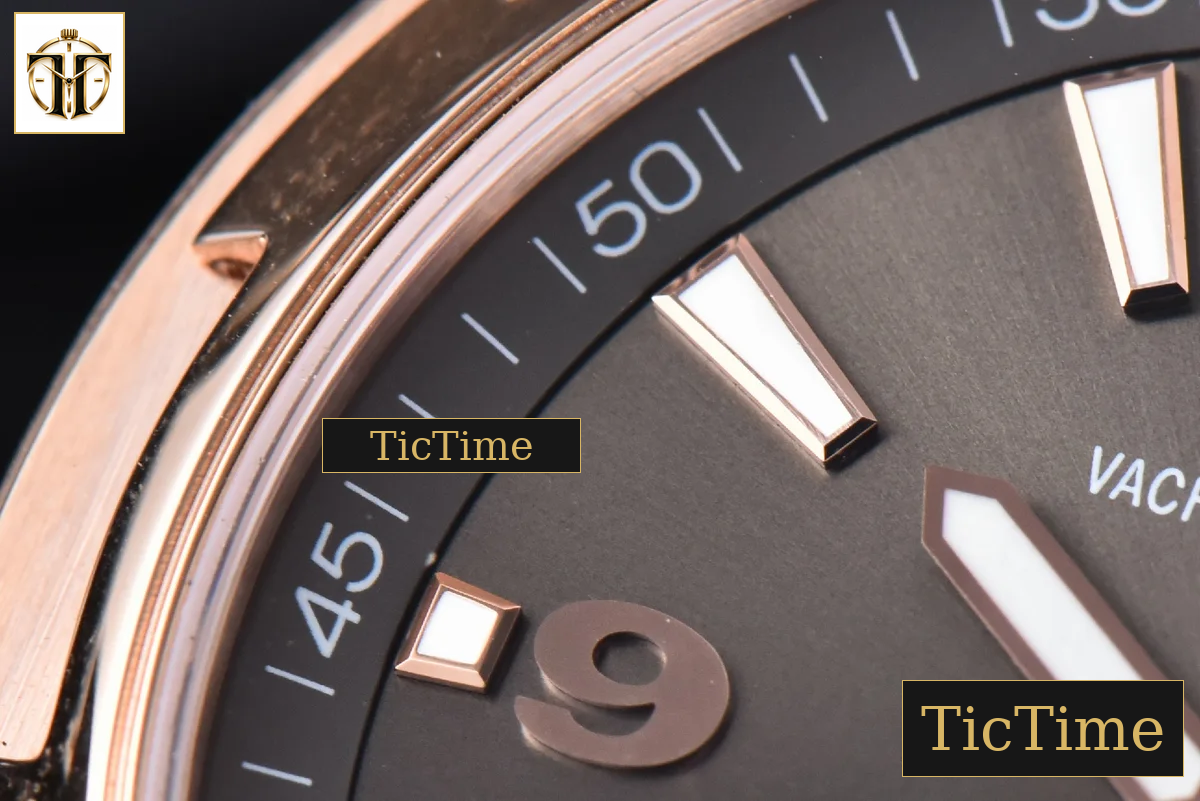 Overseas 47040 42mm MKF RG Brown Dial Rubber Strap 9015 — foto 11