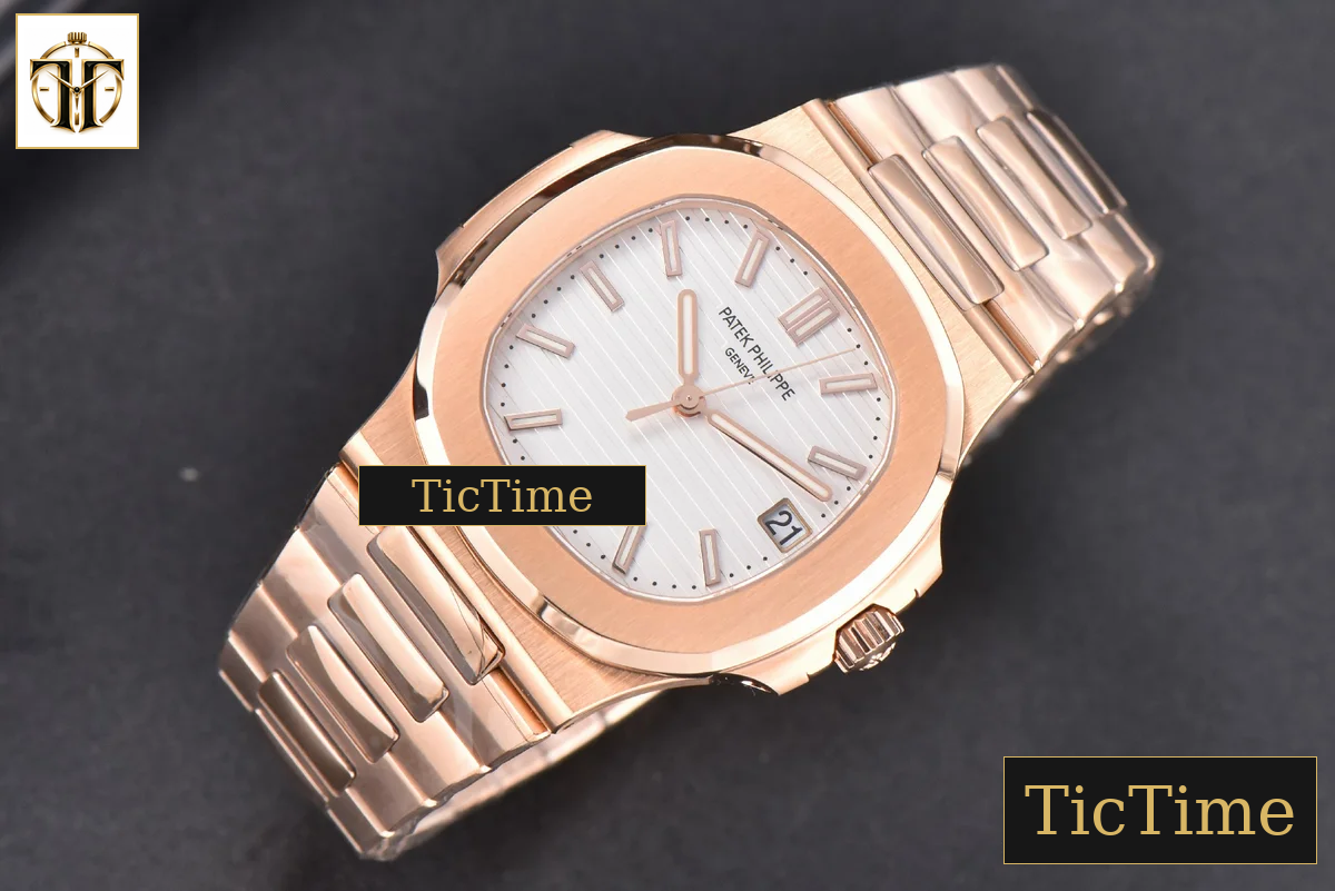 Nautilus 5711/1R PPF White Textured Dial RG Bracelet V5 324CS — foto 4