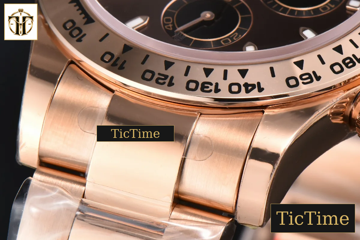 Daytona 116505 APSF RG Brown Dial Lume Marker RG Bracelet SH4130 — foto 11