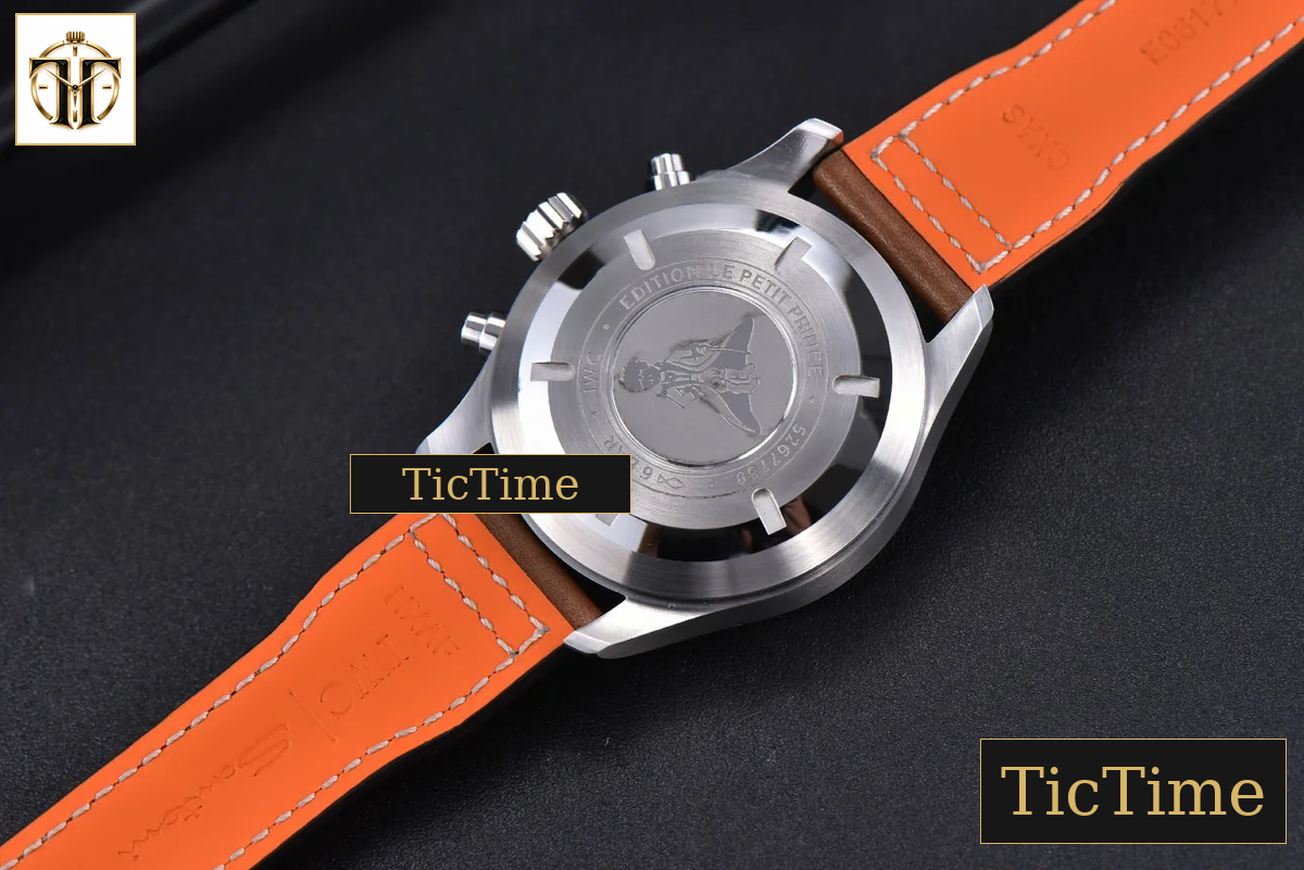 Pilot Chrono Spitfire IW377714 43mm ZF Blue Dial Brown Leather Strap A7750 — foto 15