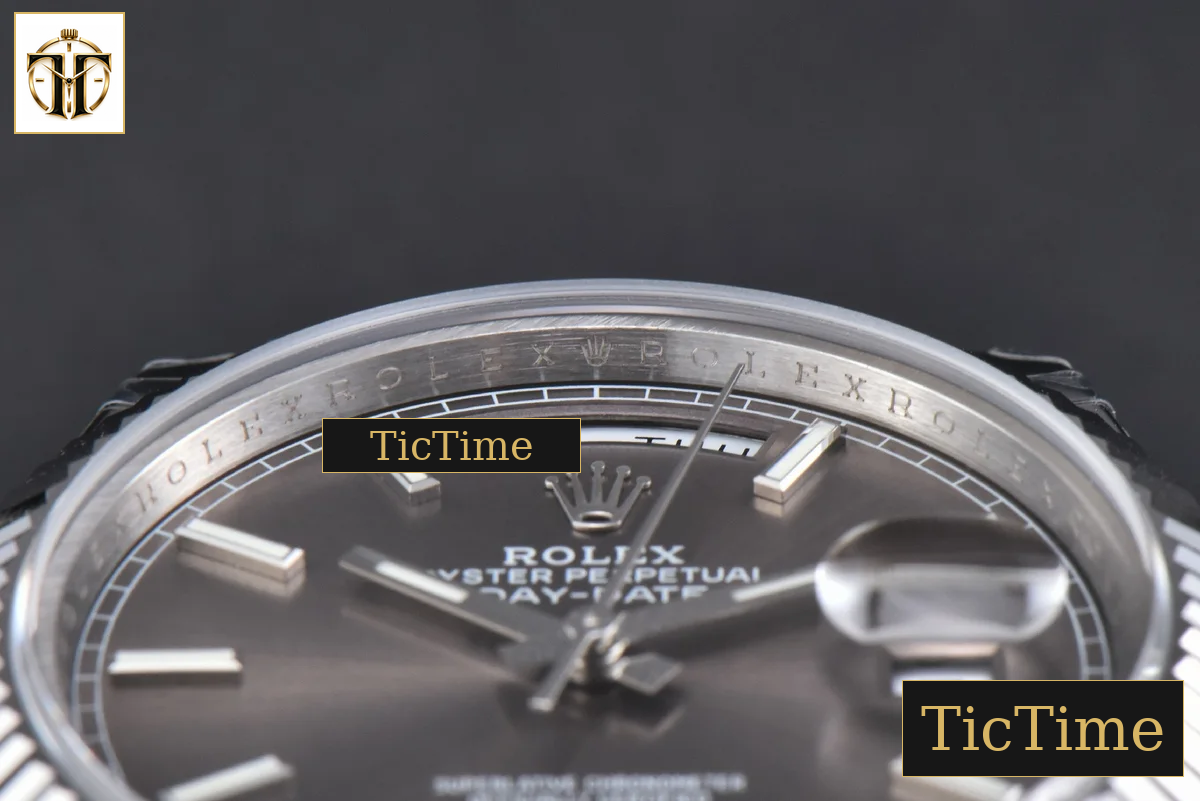 DayDate 40mm GMF Gray Dial Lume Marker President Bracelet A2836 — foto 14