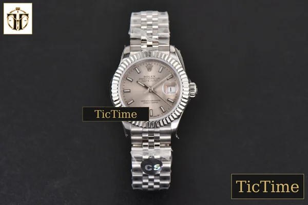 Foto frontal — DateJust Ladies 28mm WF Silver Dial Jubilee Bracelet A2236