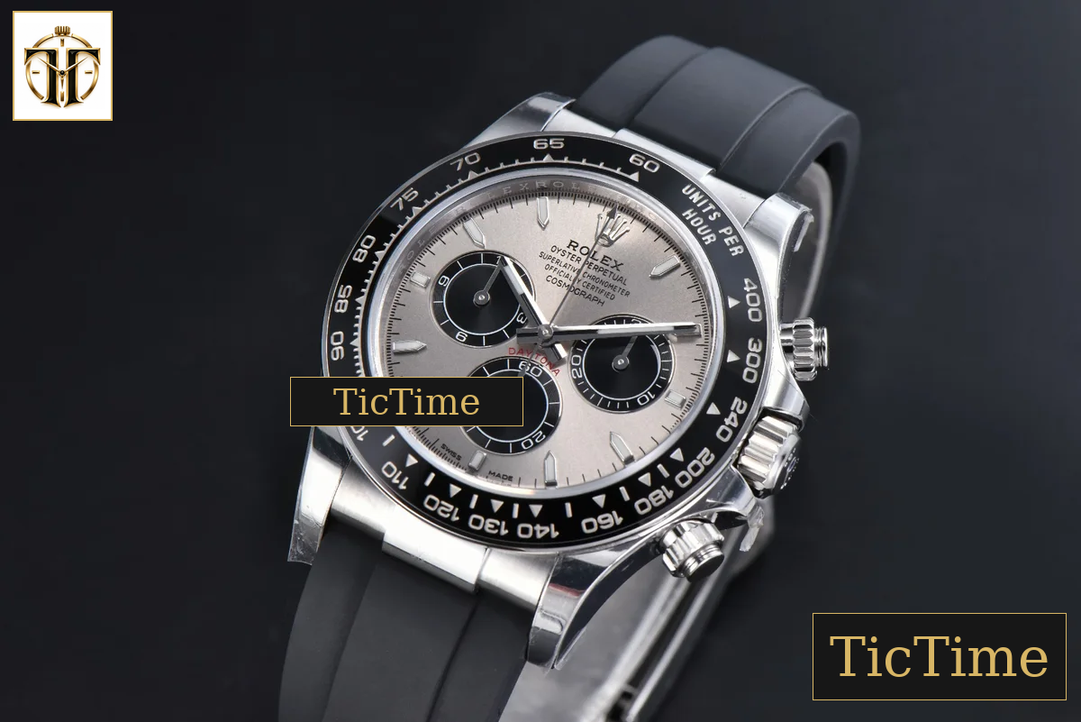 Daytona 904L 126519 40mm VSF Gray Black Subdial Oysterflex Strap DD4131 — foto 4