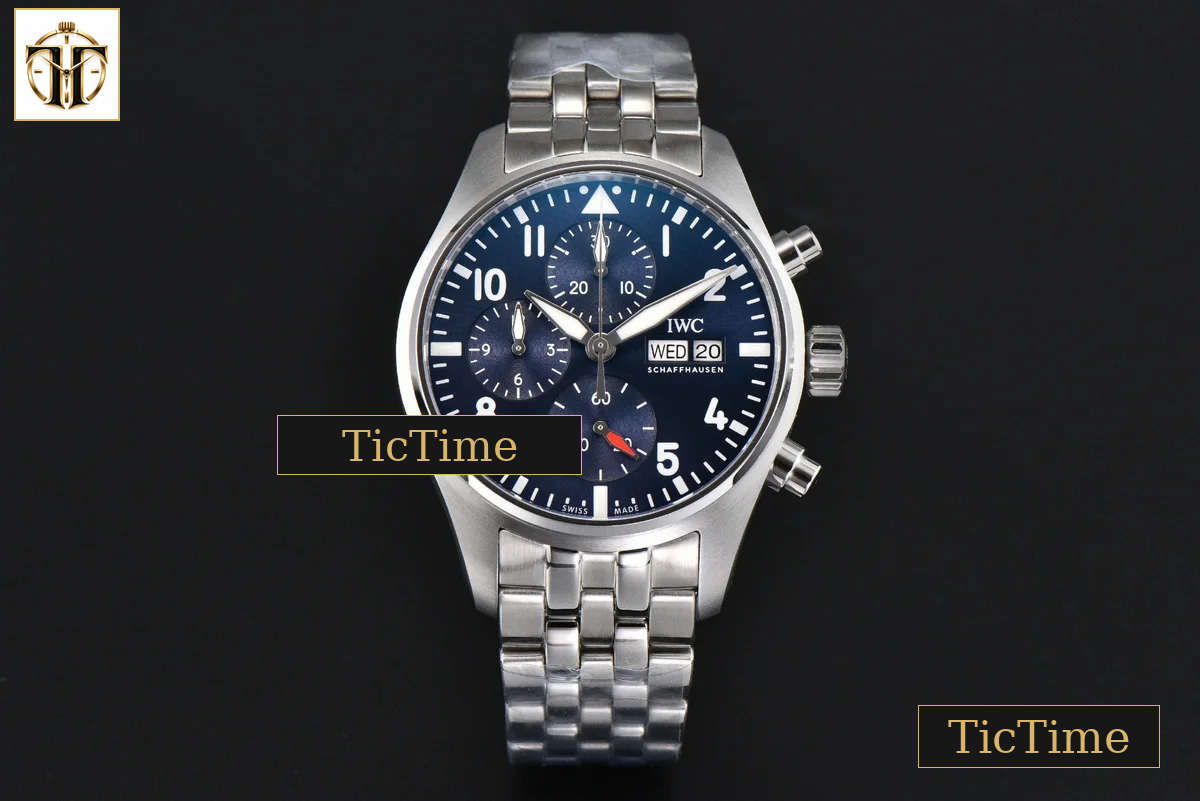Pilot Chrono IW388102 41mm APSF Blue Dial SS Bracelet SA69385 — foto 2