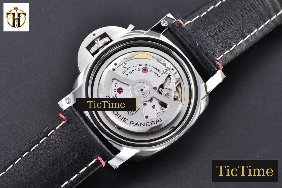 PAM910 44mm TTF Black Dial Black Leather Strap P9010 — foto 21
