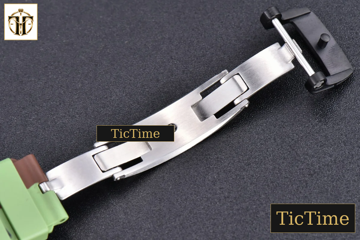 RM035-02 KVF Skeleton Dial Red Green Camouflage Rubber Strap V3 Miyota8215 — foto 23