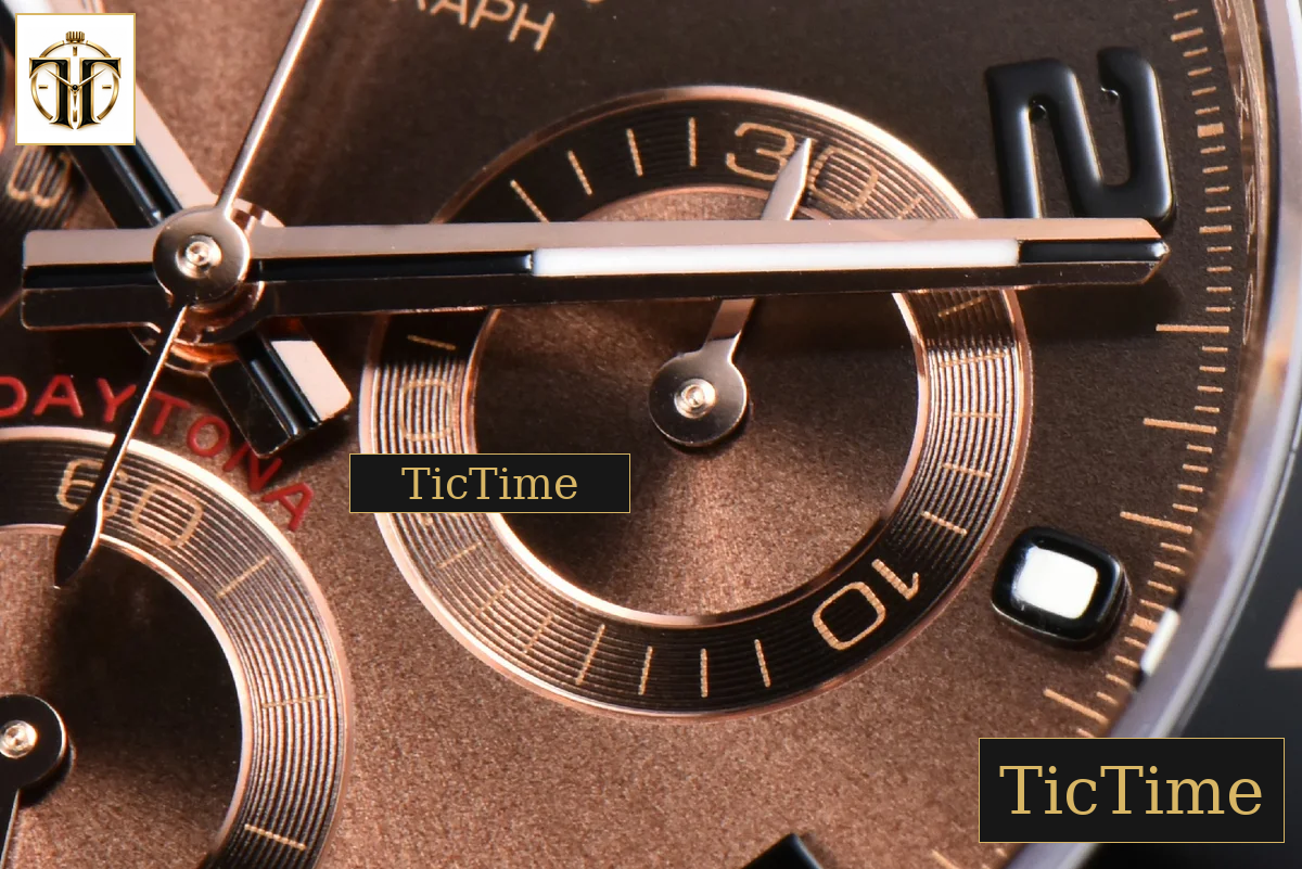 Daytona 116515 APSF RG Brown Dial Ceramic Bezel Digital Marker Oysterflex Strap Tungsten Version SH4130 — foto 8