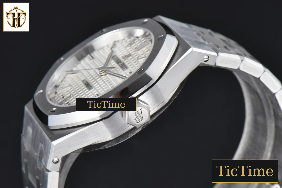 Royal Oak 15450 37mm ZF White Textured Dial SS Bracelet SA3120 — foto 11