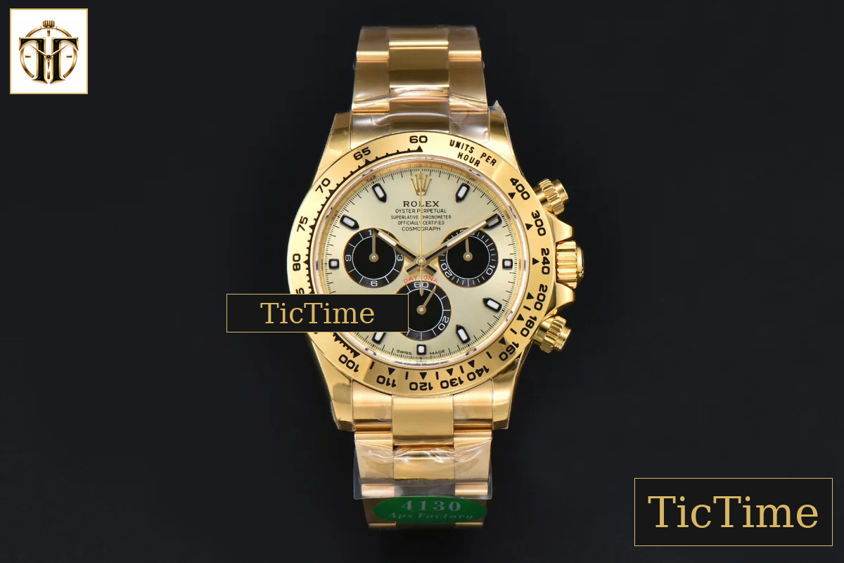 Daytona 116508 APSF YG YG Dial Lume Marker YG Bracelet SH4130 — foto 3