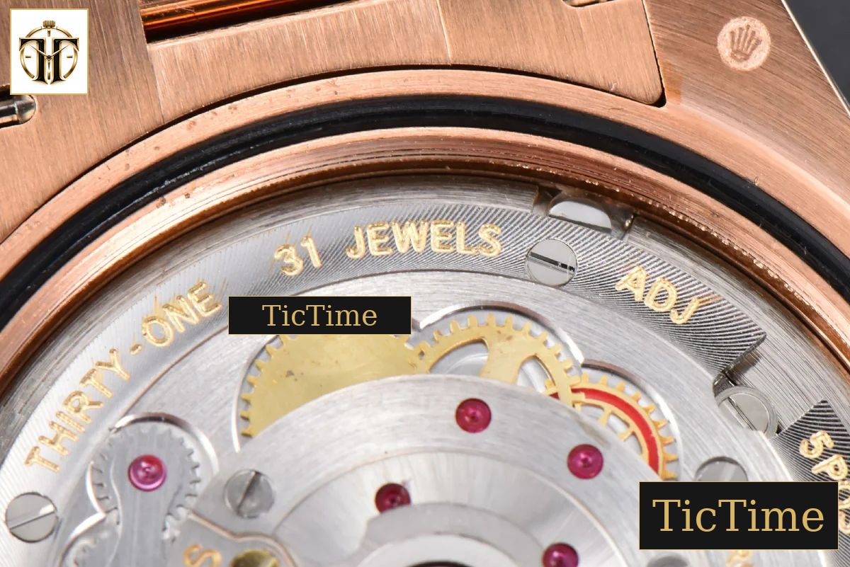 DayDate 40mm GMF RG Brown Dial Diamond Marker President Bracelet A3235 — foto 26