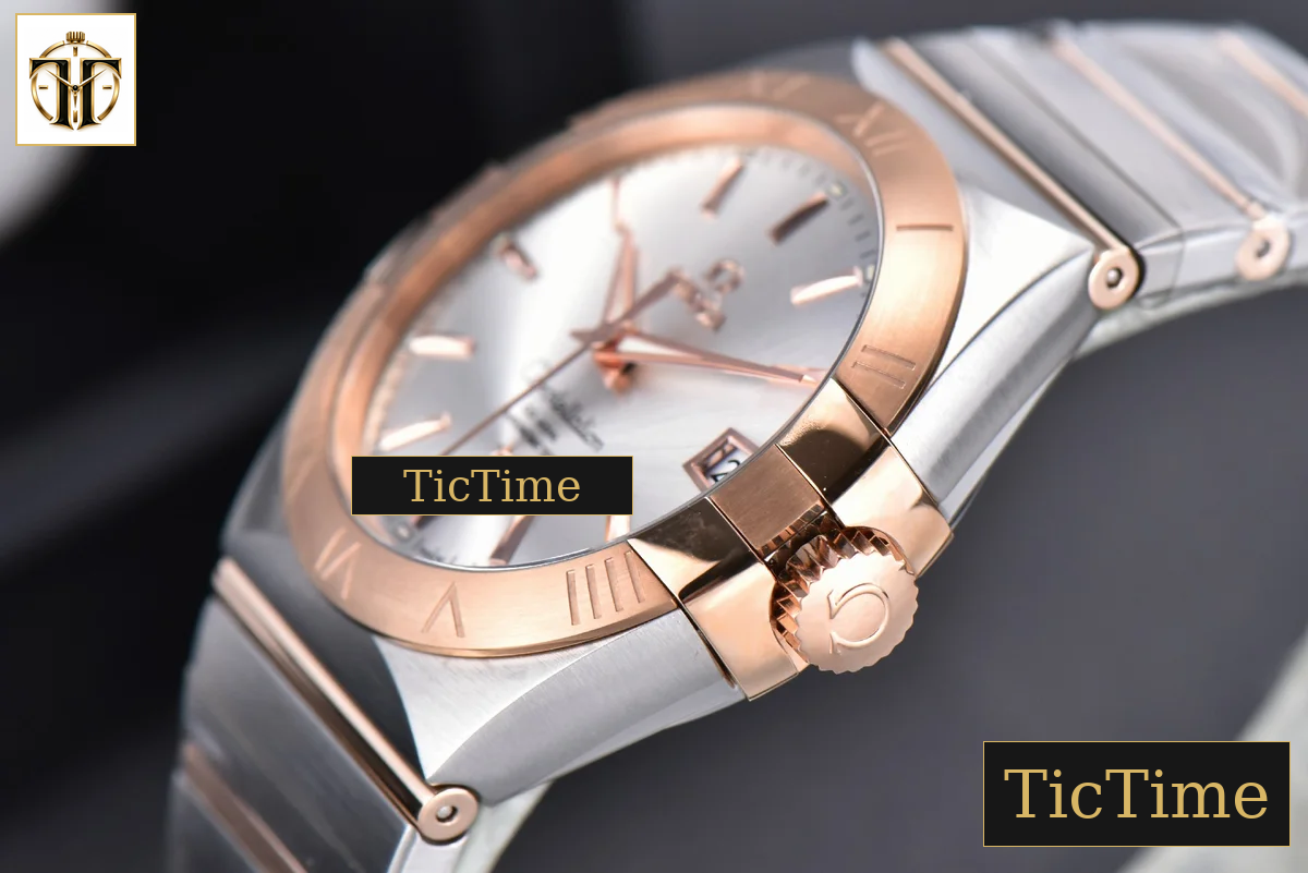 Constellation 38mm VSF SS/RG Silver Dial Stick Markers SS/RG Bracelet A8500 — foto 10