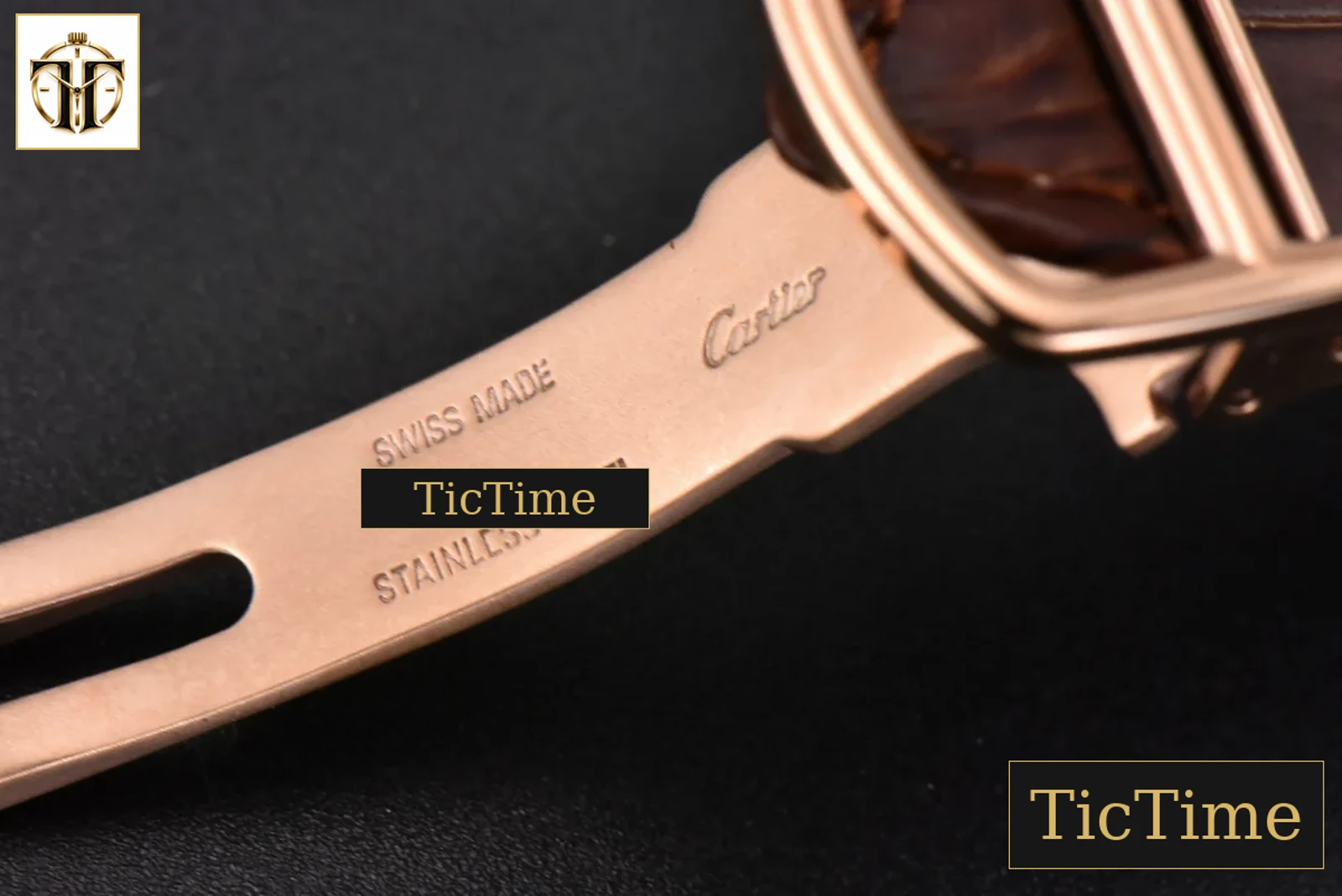 Drive de Cartier 40mm APS RG Gray Dial Brown Leather Strap A23J — foto 29