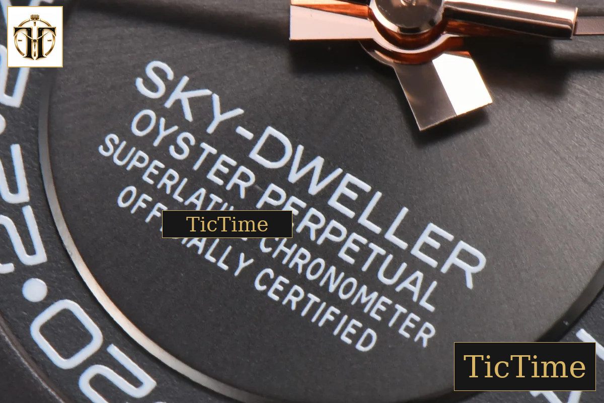 Sky-Dweller 336935 42mm ZF RG Case Grey Dial Rubber Oysterflex Strap (Tungsten) — foto 9