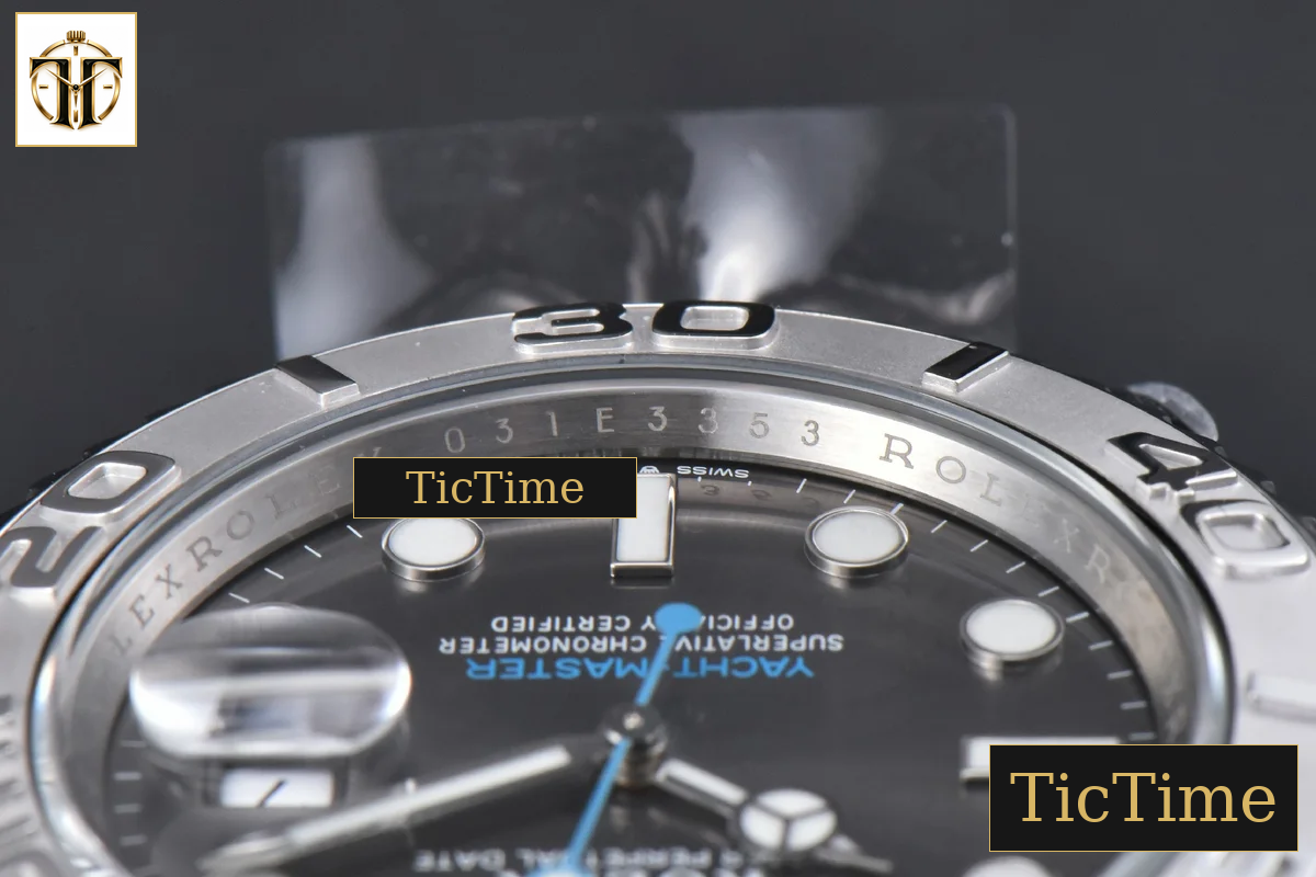 Yacht-Master 904L 126622 40mm Clean Factory Gray Dial SS Bracelet VR3235 — foto 13