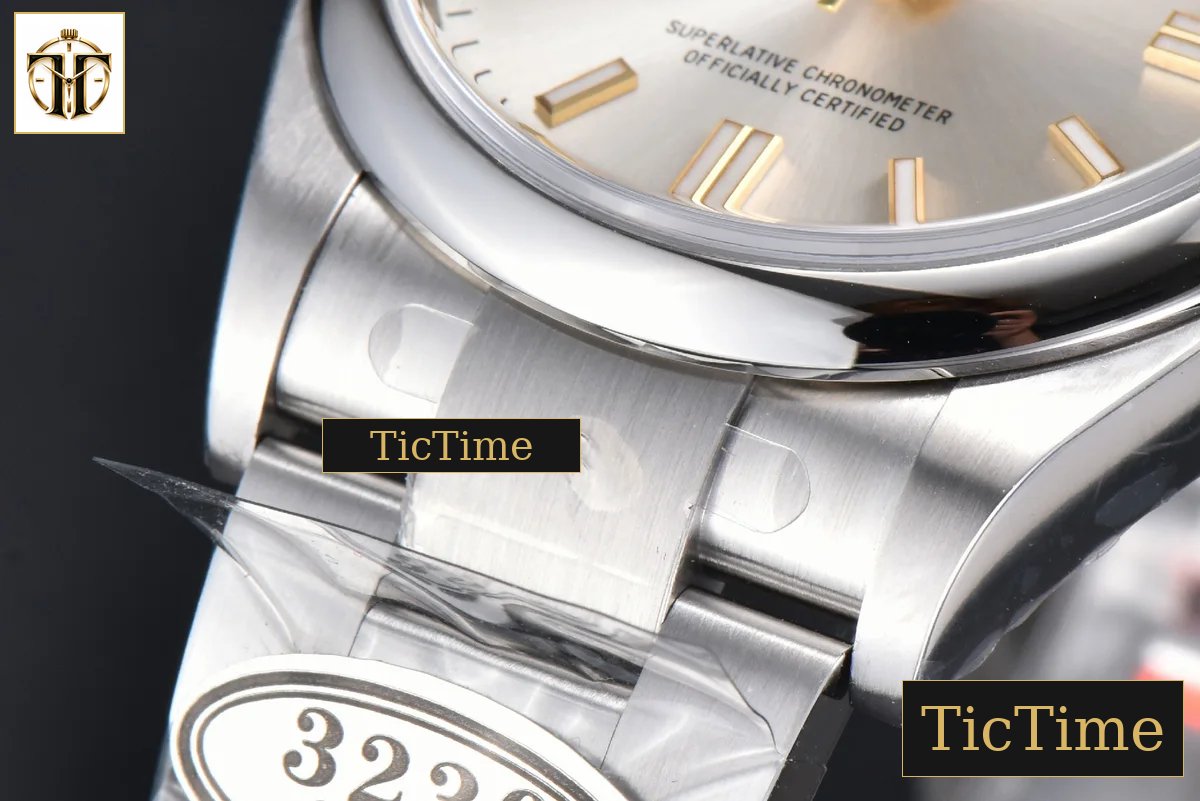 Oyster Perpetual 904L 126000 36mm Clean Factory Silver Dial SS Bracelet VR3230 — foto 9