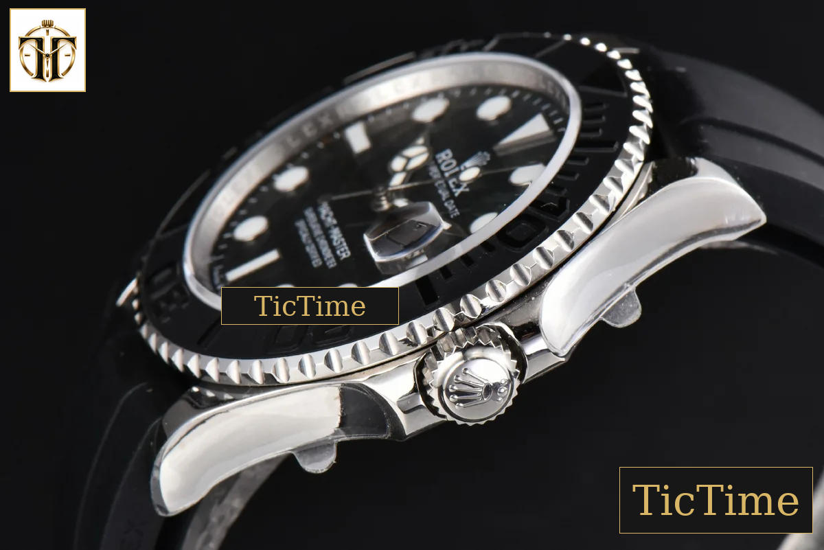 Yacht-Master Opals Surface 42mm CSF Black Dail Oysterflex Strap VR3235 — foto 11