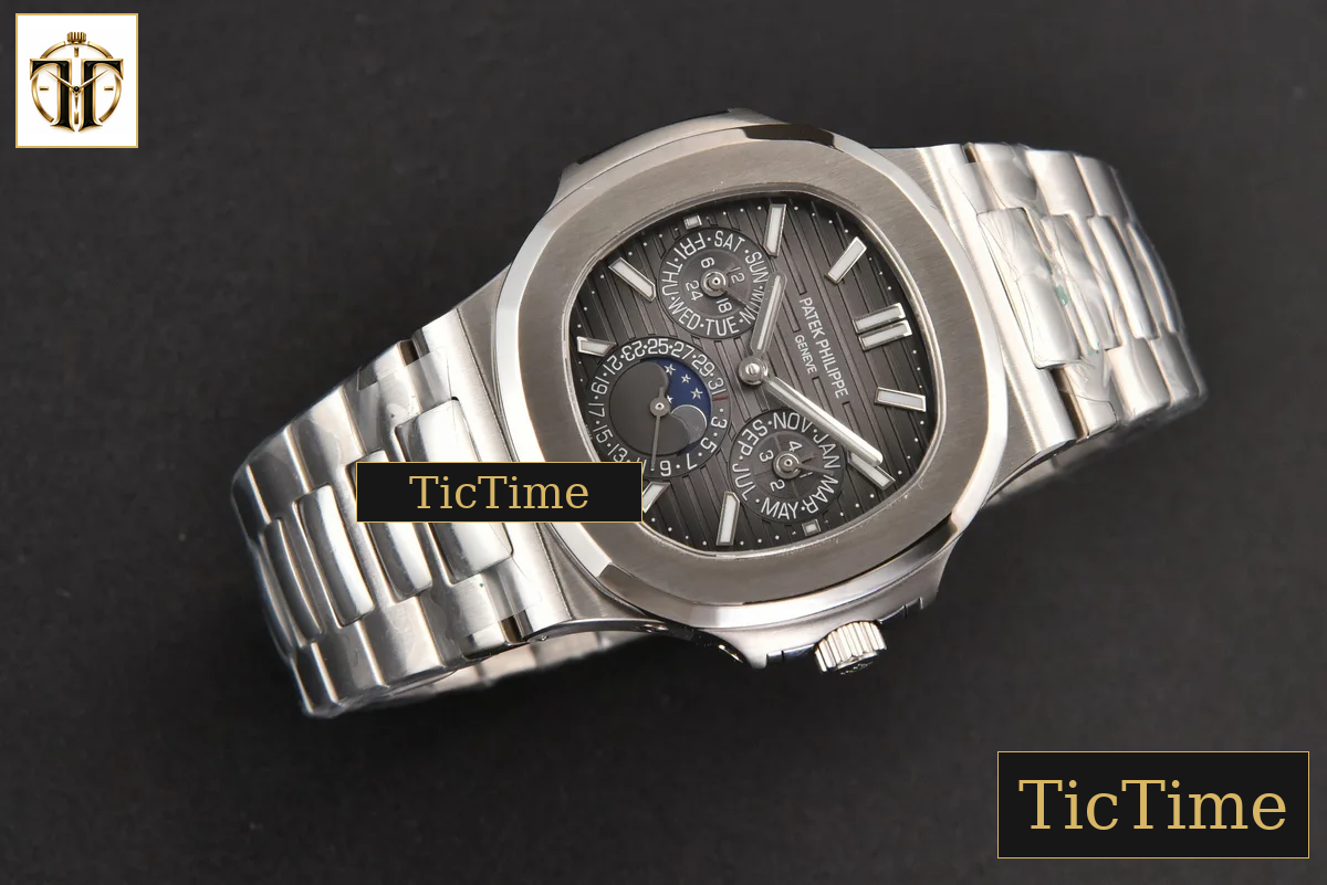 Nautilus 5740 40mm TWF Black Dial SS Bracelet A240 — foto 13