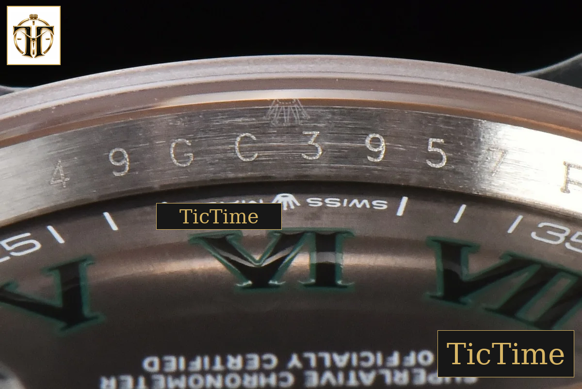 DateJust 36mm BPF RG/SS Diamond Bezel Gray Wimbledon Dial Oyster Bracelet A2824 — foto 13