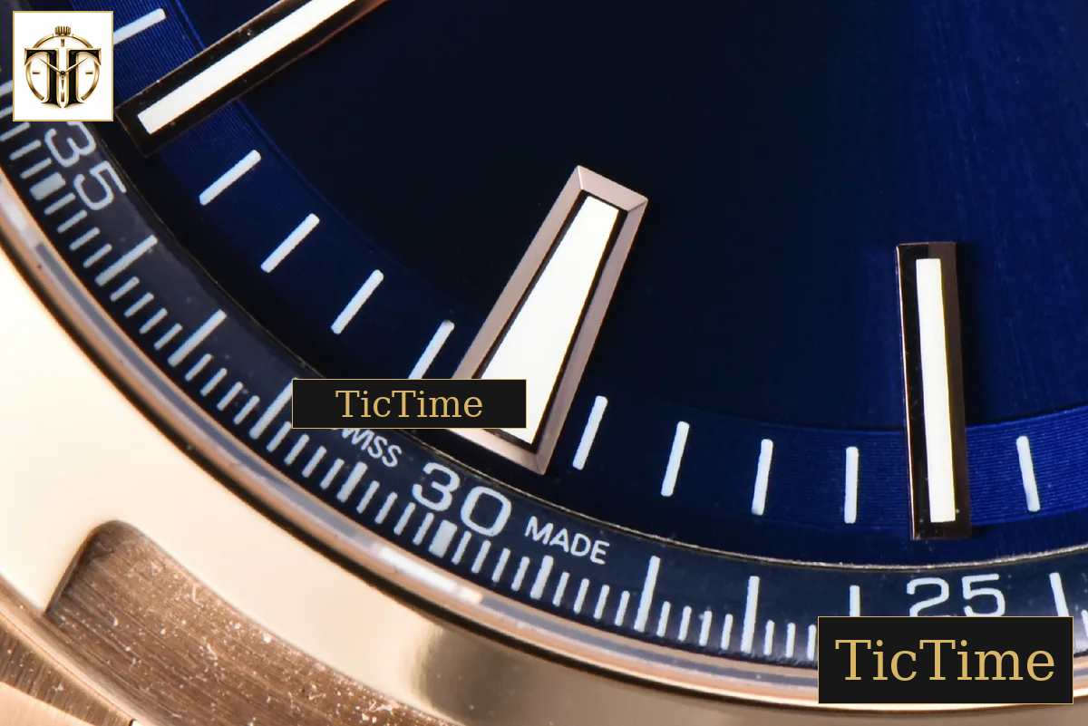 Overseas 4500V 41mm PPF RG Blue Dial Blue Rubber Strap A5100 — foto 6