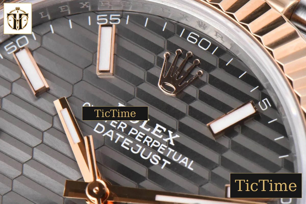 DateJust 126331 41mm VSF RG/SS Gray Motif Dial Jubilee Bracelet VS3235 — foto 5