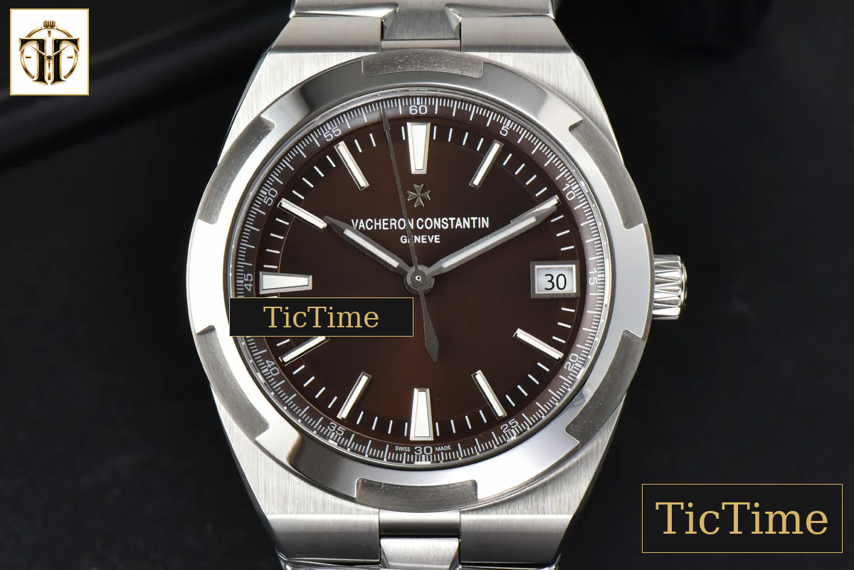 Overseas 4500V 41mm ZF Brown Dial SS Bracelet A5100 — foto 2