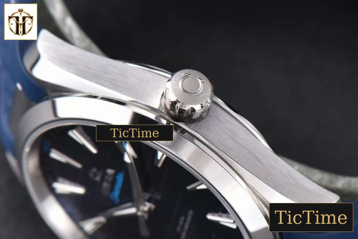 Aqua Terra 150M Seamaster 41mm VSF Blue Dial Silver Hands Blue Rubber Strap A8900 — foto 10