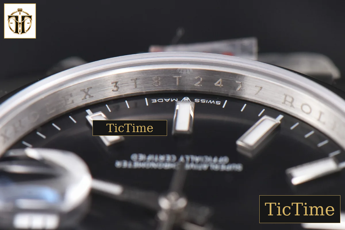 DateJust 36mm GMF SS Smooth Bezel Black Dial Stick Marker Jubilee Bracelet VR3235 — foto 14