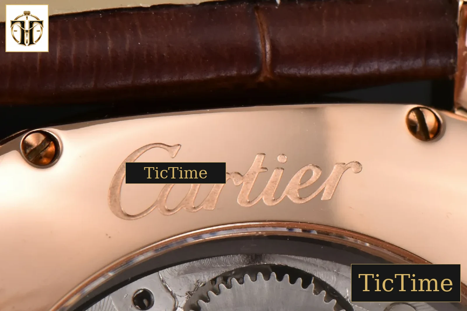 Drive de Cartier 40mm APS RG Gray Dial Brown Leather Strap A23J — foto 21