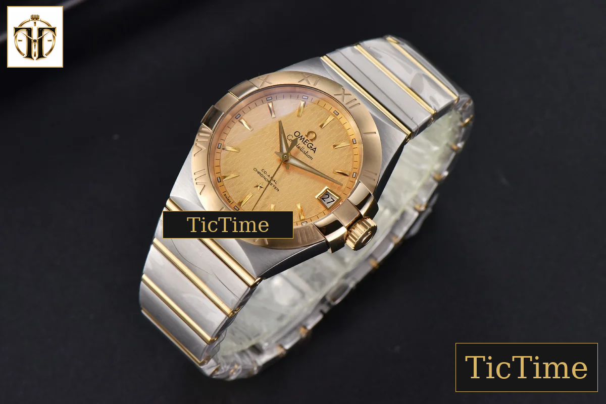 Constellation 38mm VSF YG/SS Gold Textured Dial YG/SS Bracelet A8500 — foto 14
