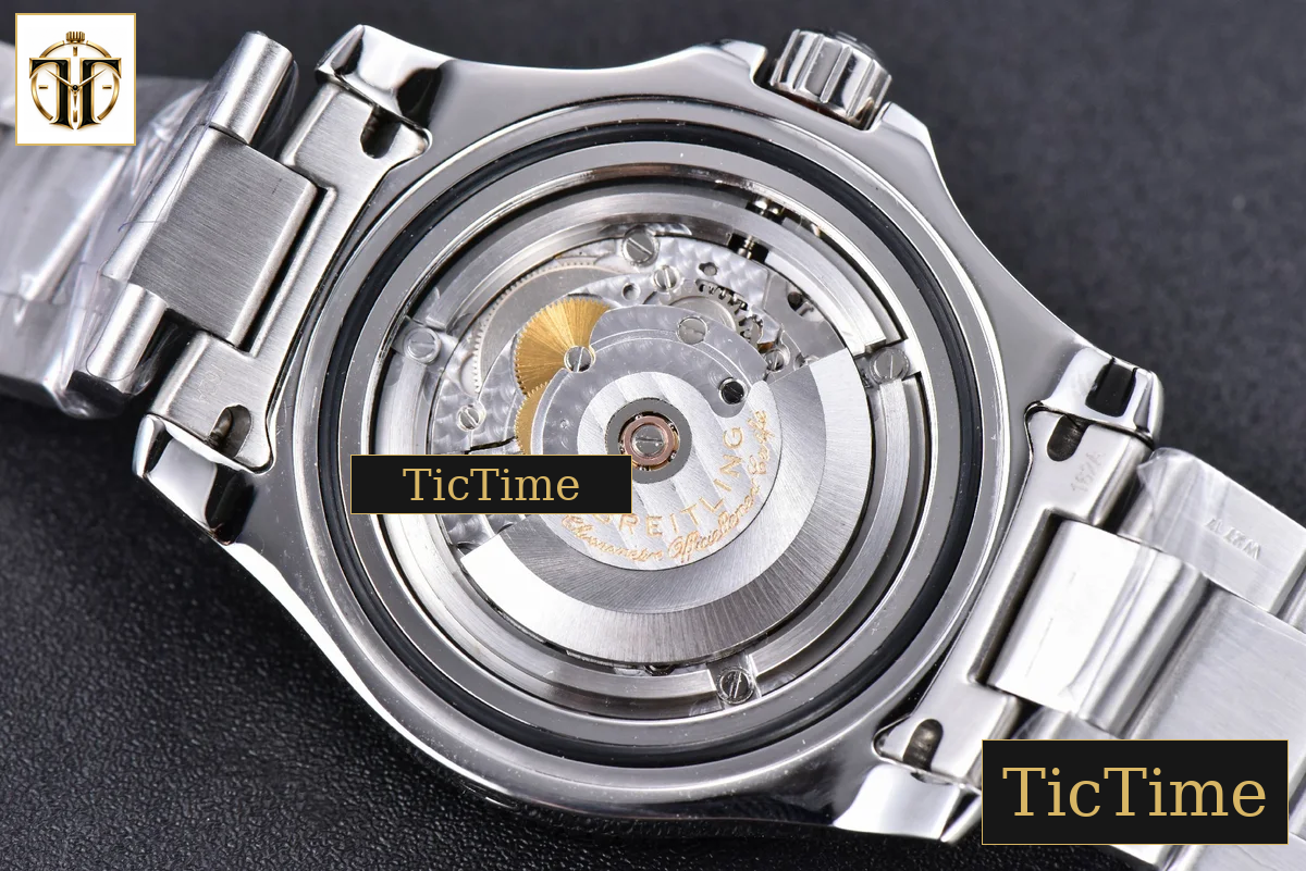 Superocean 44mm TF White Ceramic Black Dial Numerical Marker SS Bracelet A2824 — foto 17