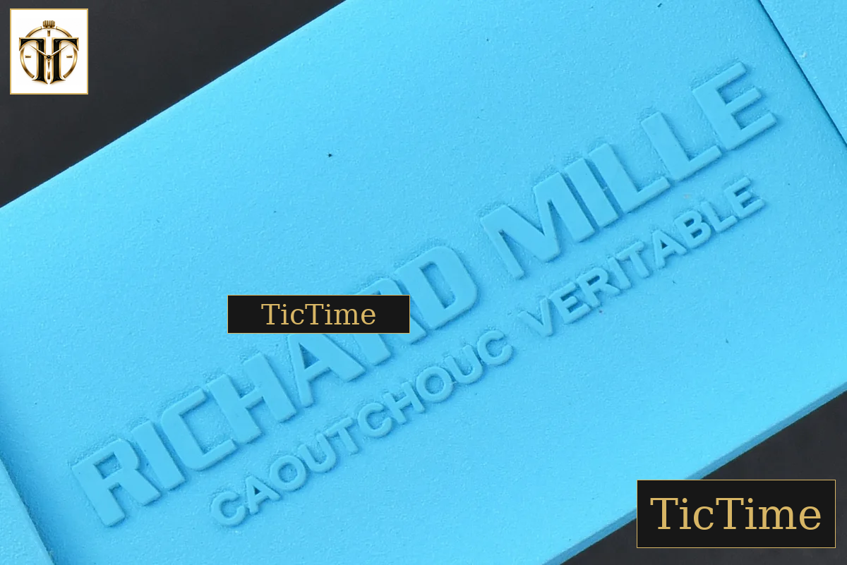 Bubba Watson RM055 42.7mm ZF Black NTPT White Skeleton Dial Blue Rubber Strap V6 NH05 — foto 17